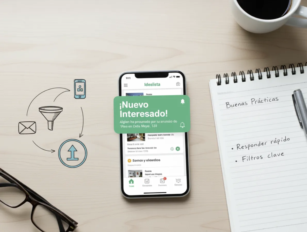 Cover image for Cómo recibir notificaciones de interesados en Idealista